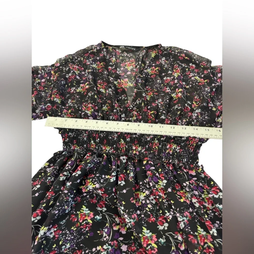 Zara floral midi